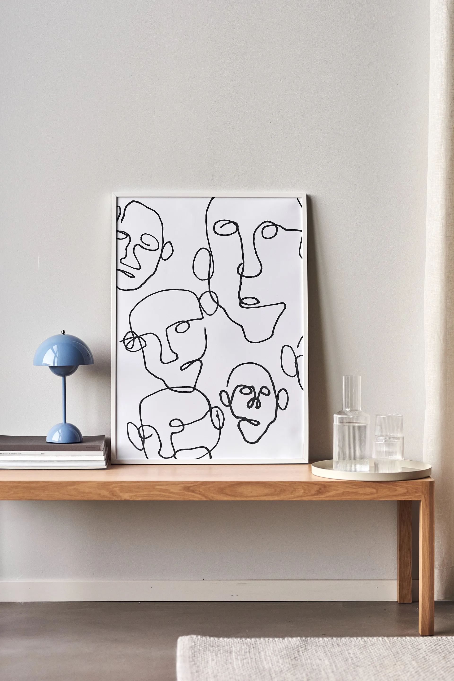 Audience poster svart, 50x70 cm Scandi Living