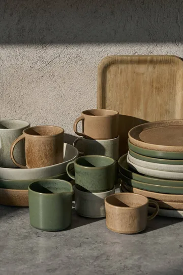 Clay pastatallrik - Brun, Ø23 cm - Scandi Living