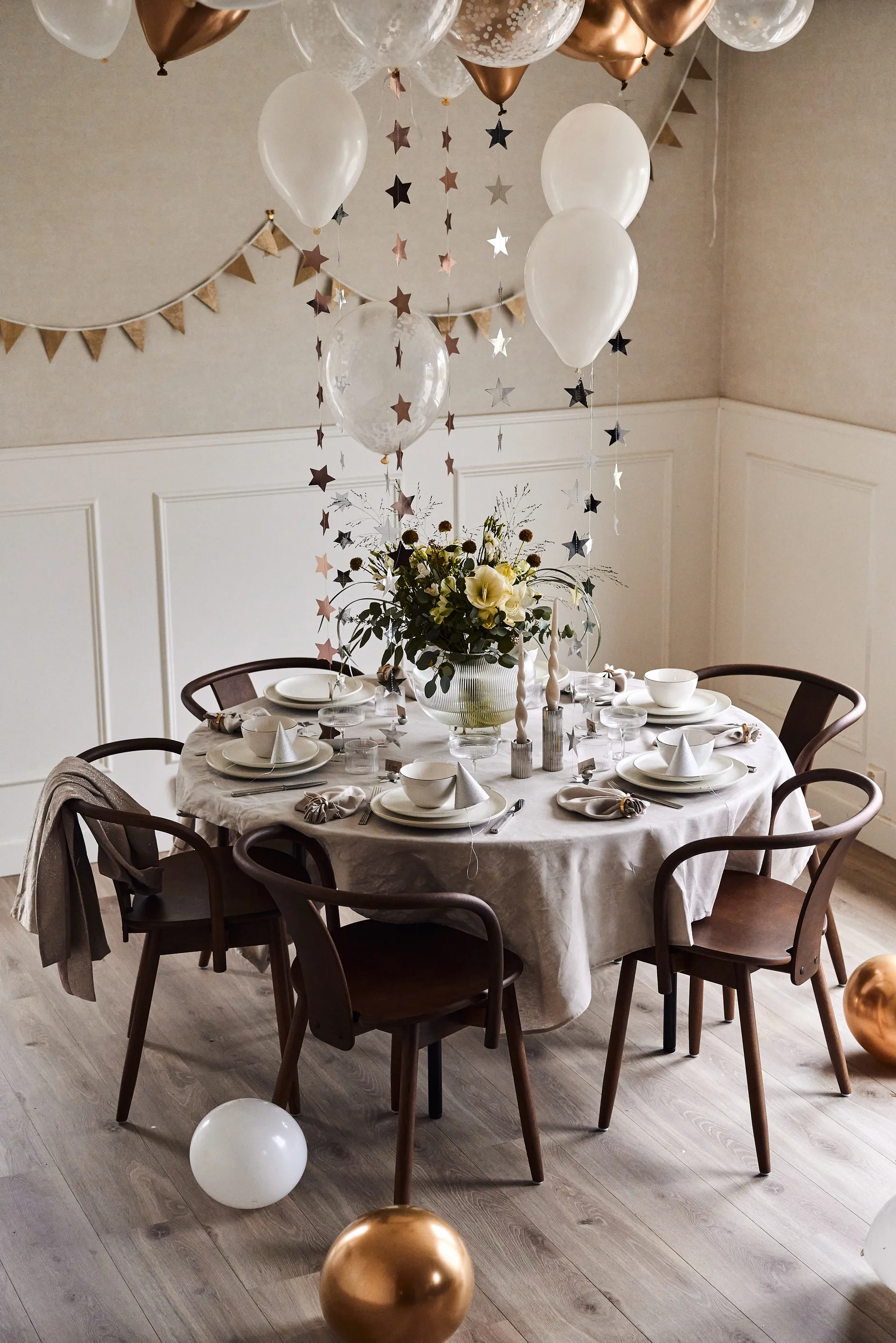 Clean linneduk 145x250 cm, Greige Scandi Living