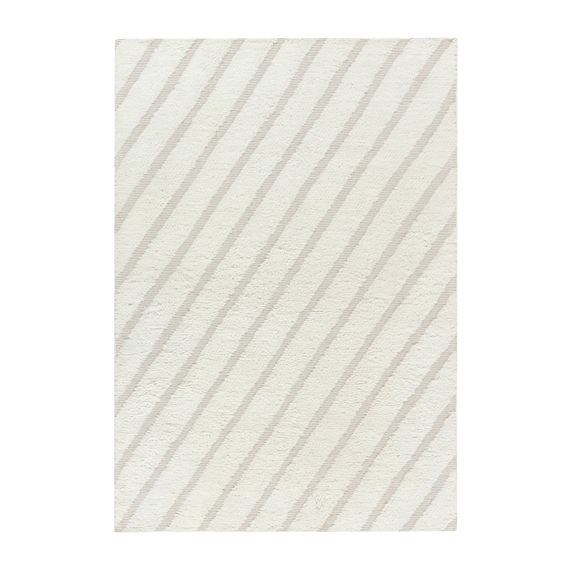 Cozy line ullmatta naturvit, 170x240 cm Scandi Living
