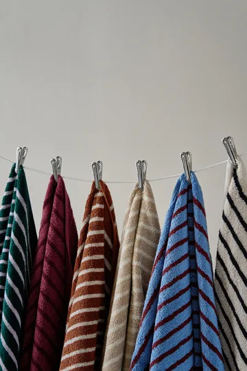 Drift badhandduk 100x150 cm - Grön-lila - Scandi Living