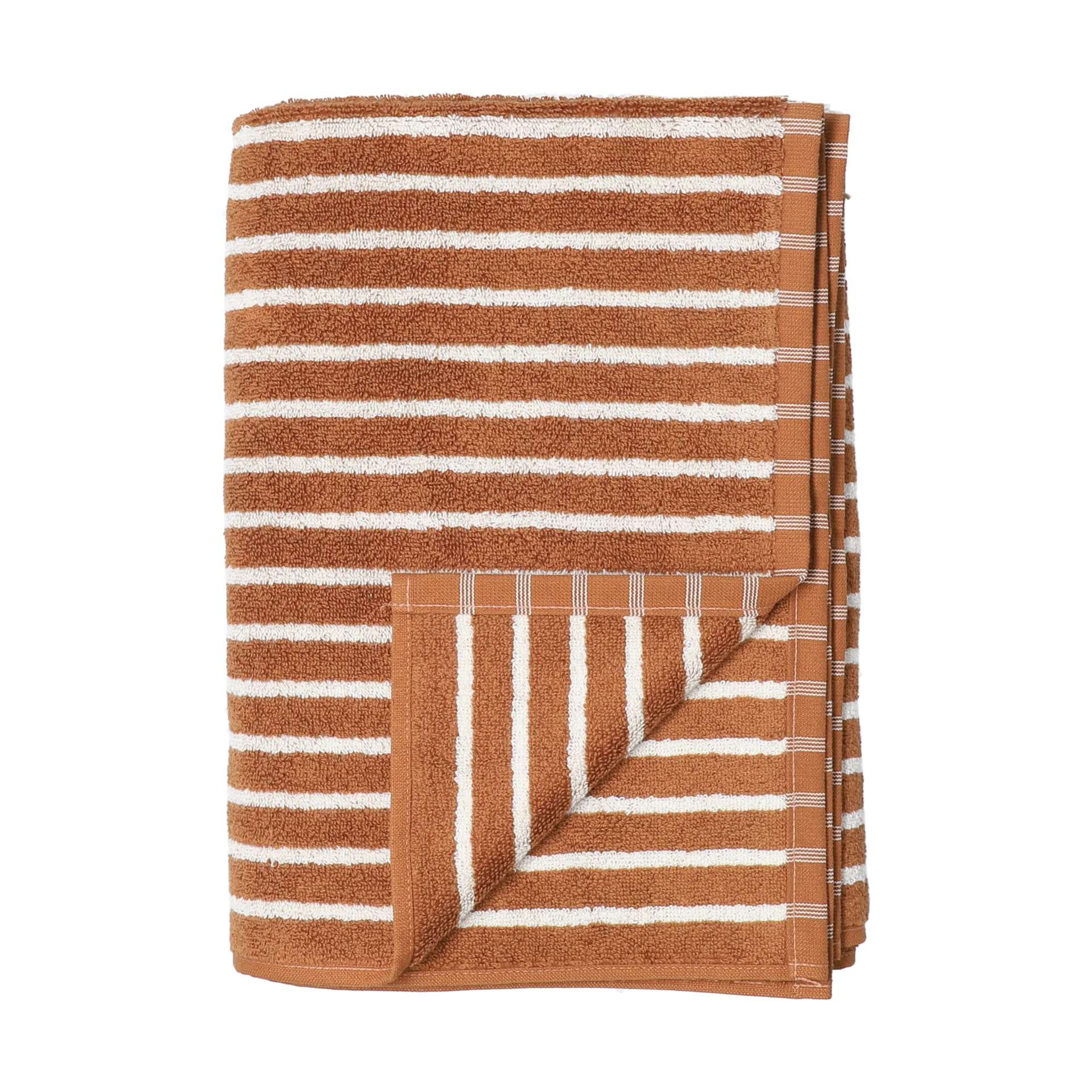 Drift badhandduk 70x140 cm, Brun-vit Scandi Living