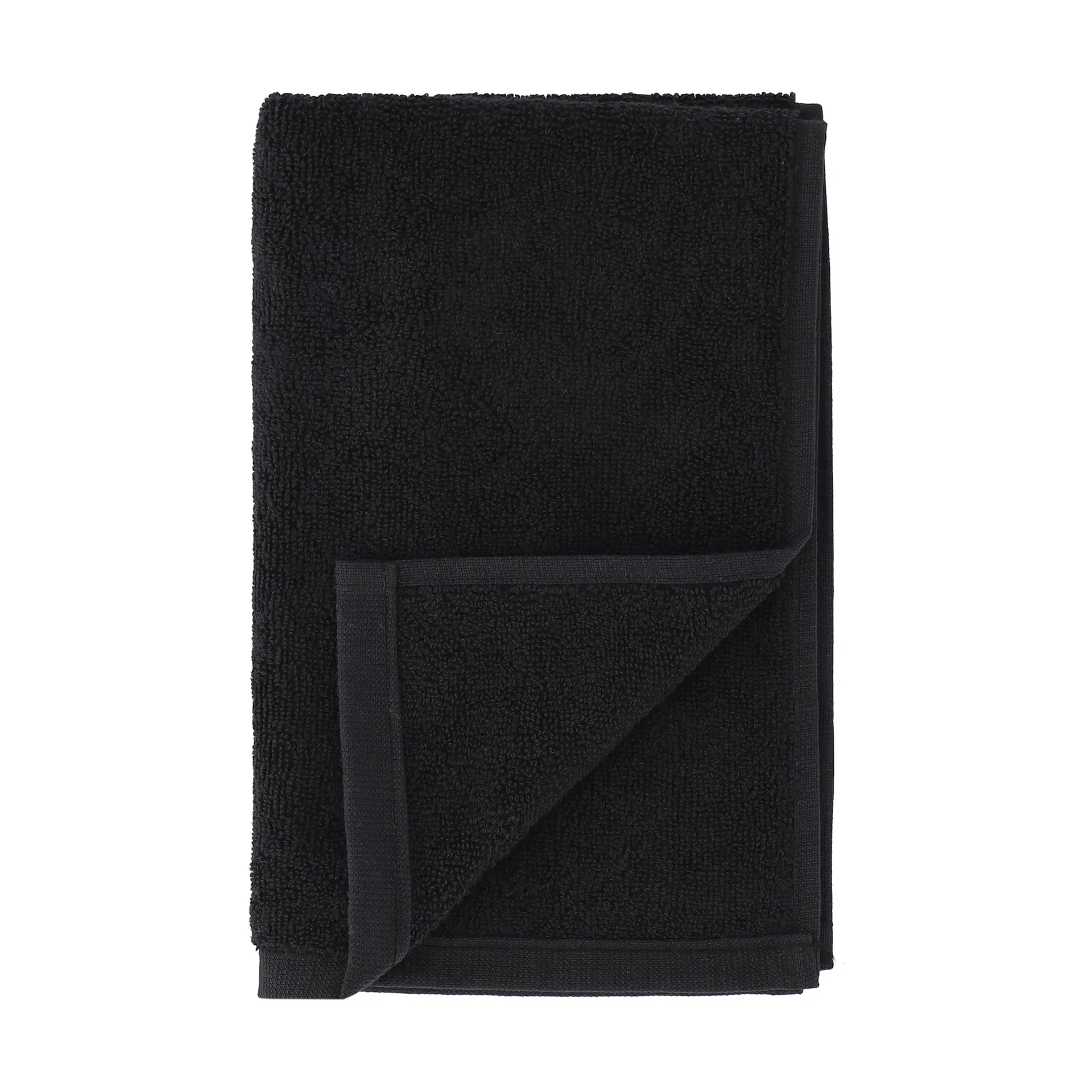 Drift handduk 30x50 cm, Svart Scandi Living