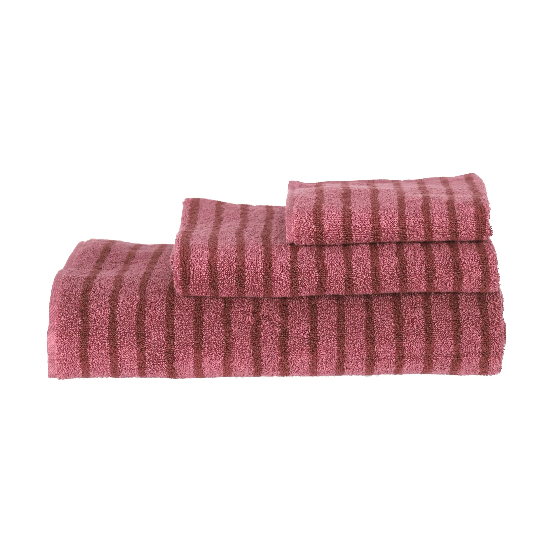Drift handduk 50x70 cm, Rosa-röd Scandi Living