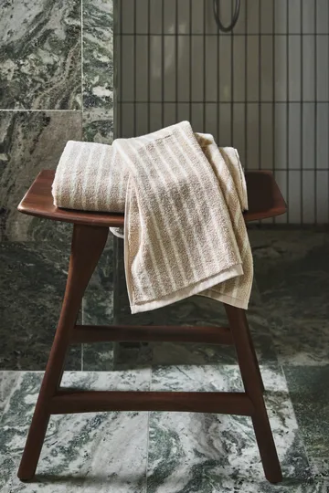 Drift handduksset 4 delar - Beige-vit - Scandi Living