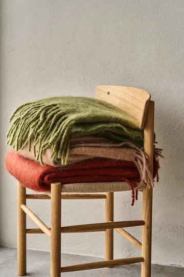 Dune mohair pläd  130x170 cm - Sienna - Scandi Living