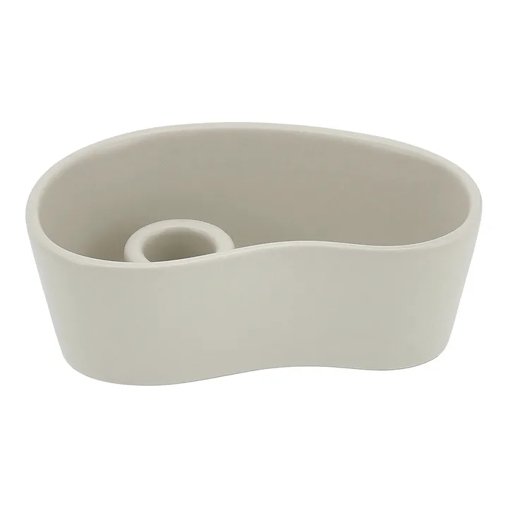 Ember ljusstake - Vit, 8x14 cm - Scandi Living