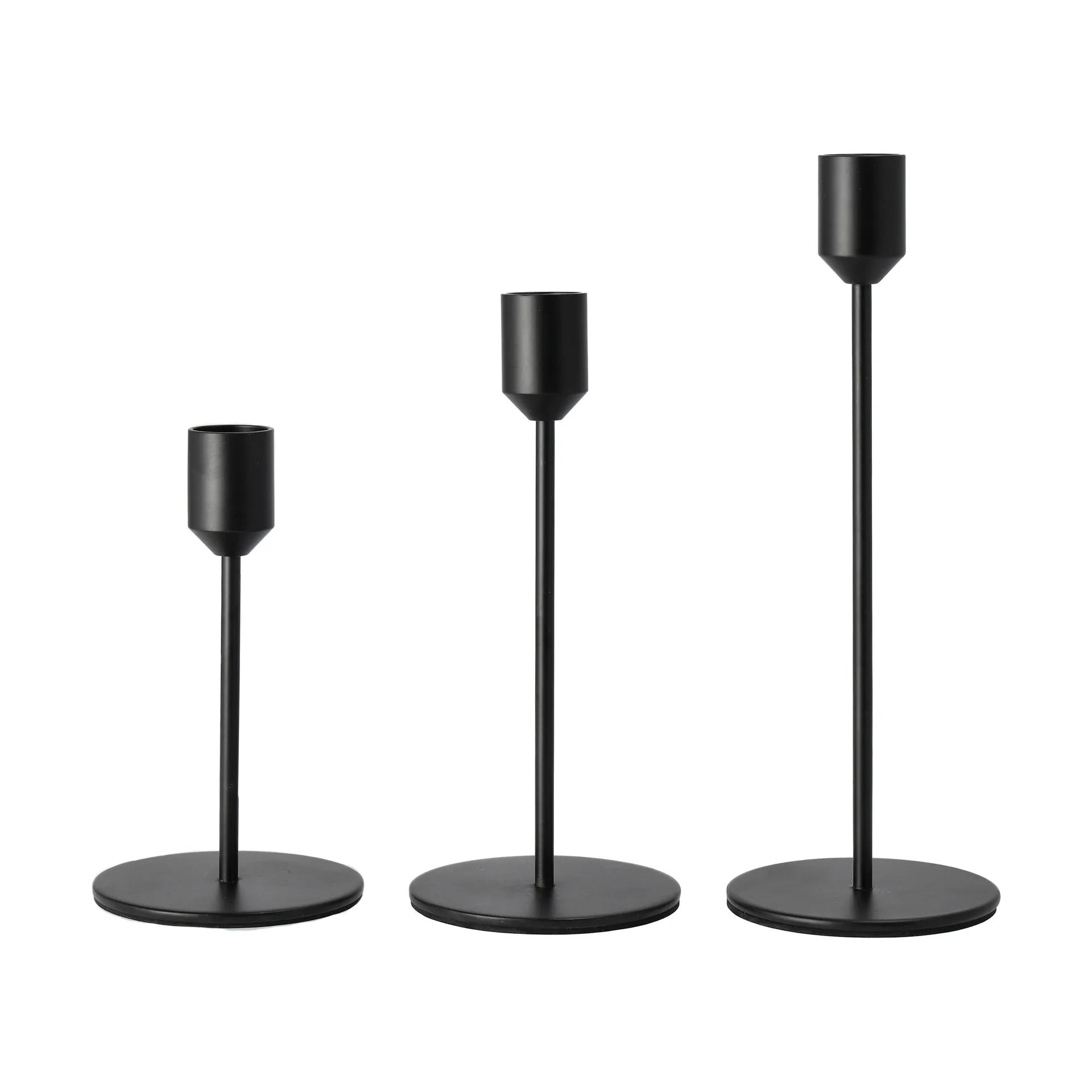 Glare ljusstake 18 cm, Svart Scandi Living
