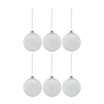 Holiday julgranskula 6-pack - White - Scandi Living