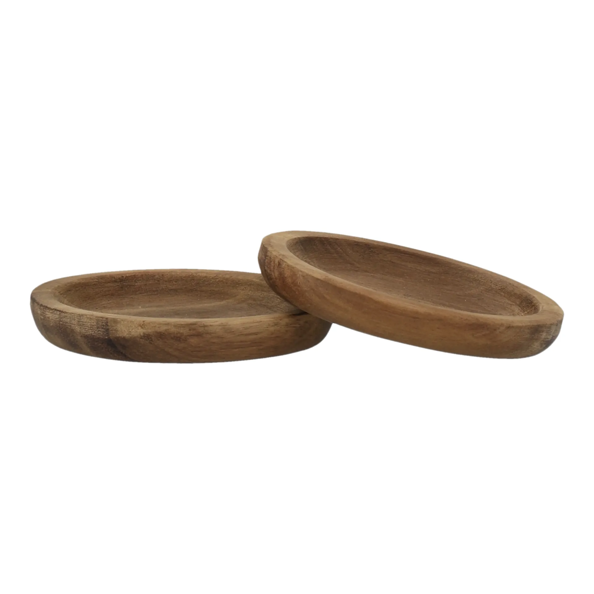 Hollow glasunderlägg Ø9 cm 4-pack, Akacia Scandi Living