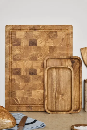 Hollow serveringsbricka - 15x25 cm - Scandi Living