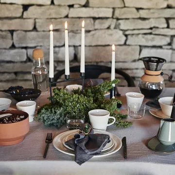 Kalk tallrik 28 cm - vit - Scandi Living