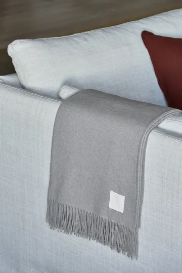 Loom bomullspläd 125x170 cm - Fog - Scandi Living