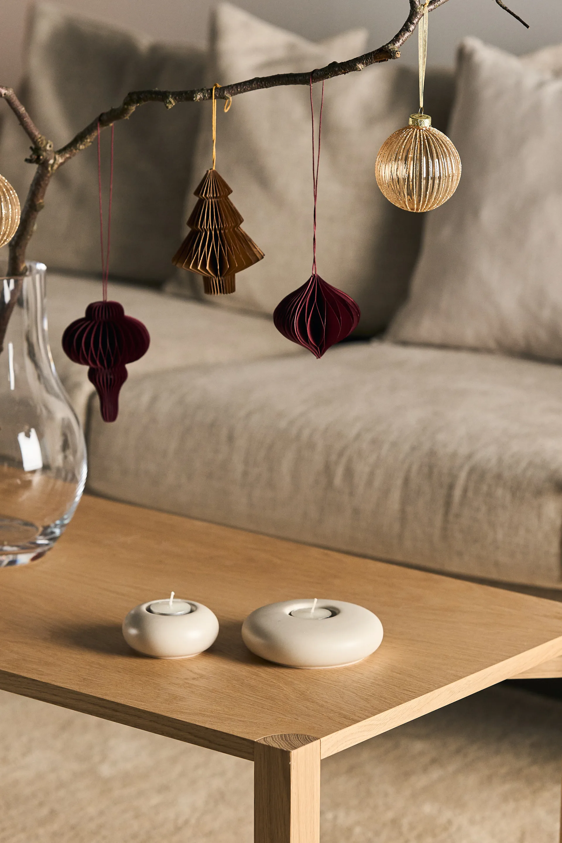 Onion julgranshänge 4-pack, Red Scandi Living