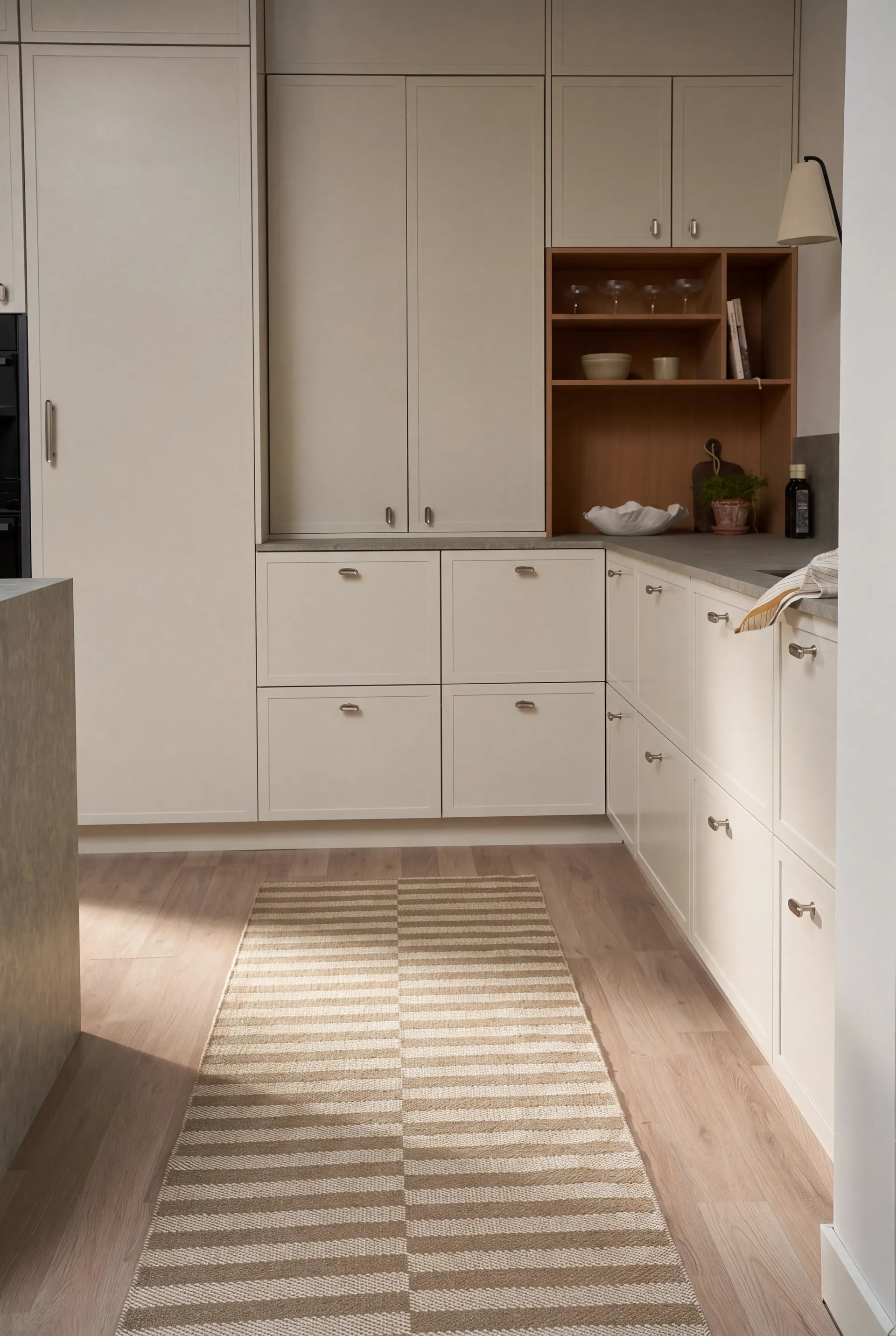 Path gångmatta, Beige, 70x200 cm Scandi Living