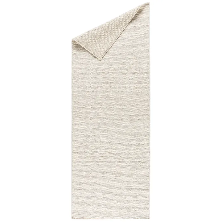Pebble ullmatta vit - 80x240 cm - Scandi Living