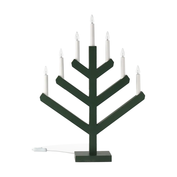 Pine adventsljusstake 62 cm - Grön - Scandi Living