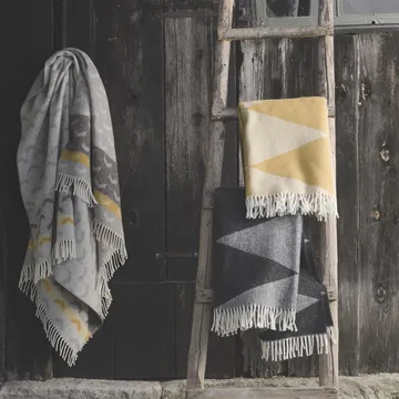 Rime ullpläd - Mustard - Scandi Living
