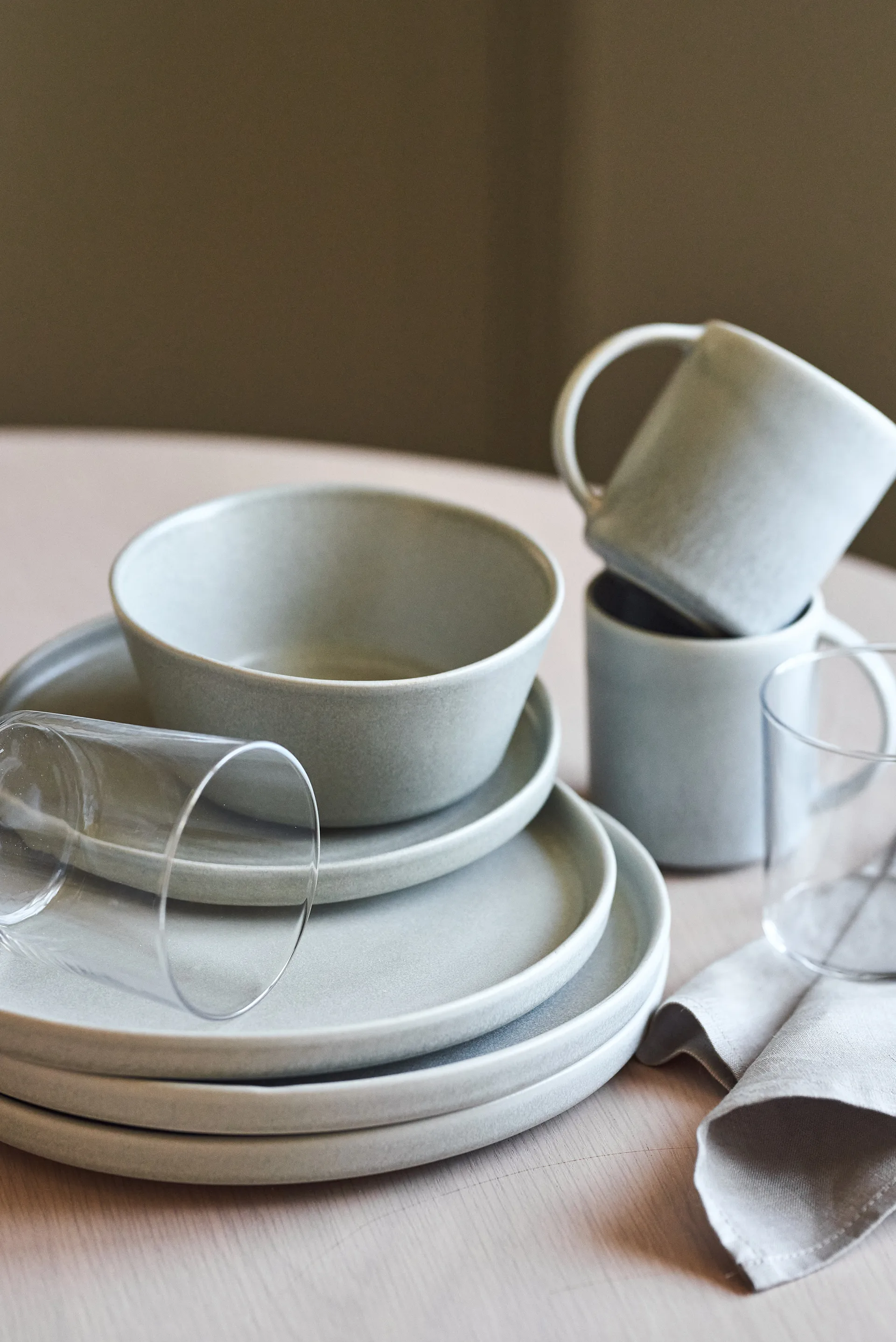 Sandsbro skål, Ljusgrå, Ø15 cm Scandi Living
