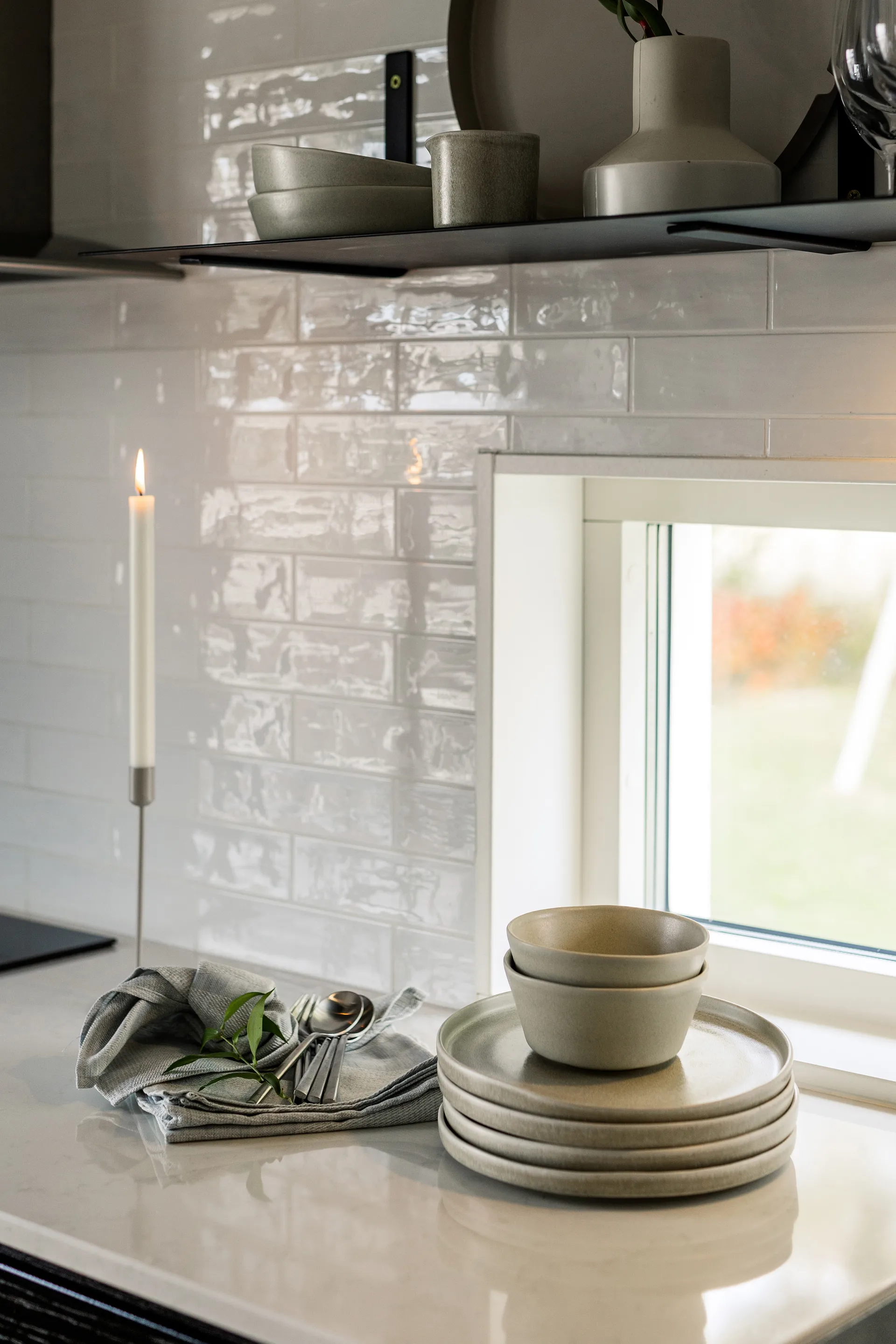 Sandsbro skål, Ljusgrå, Ø15 cm Scandi Living