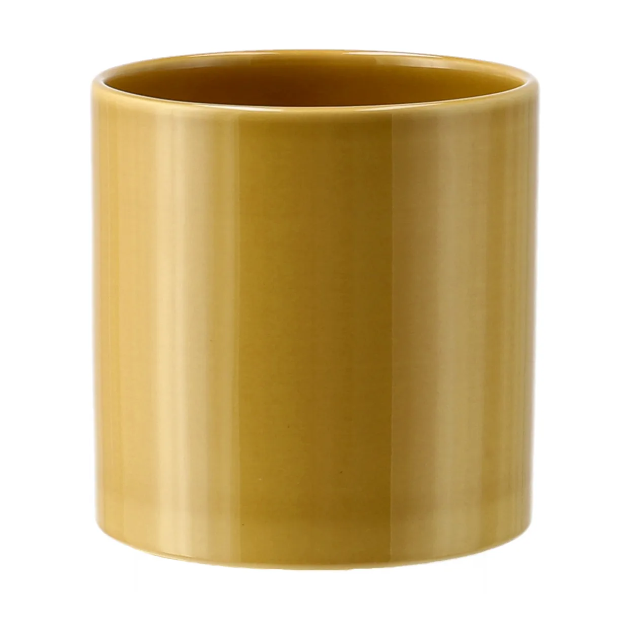 Sleek kruka Ø12 cm, Mustard Scandi Living