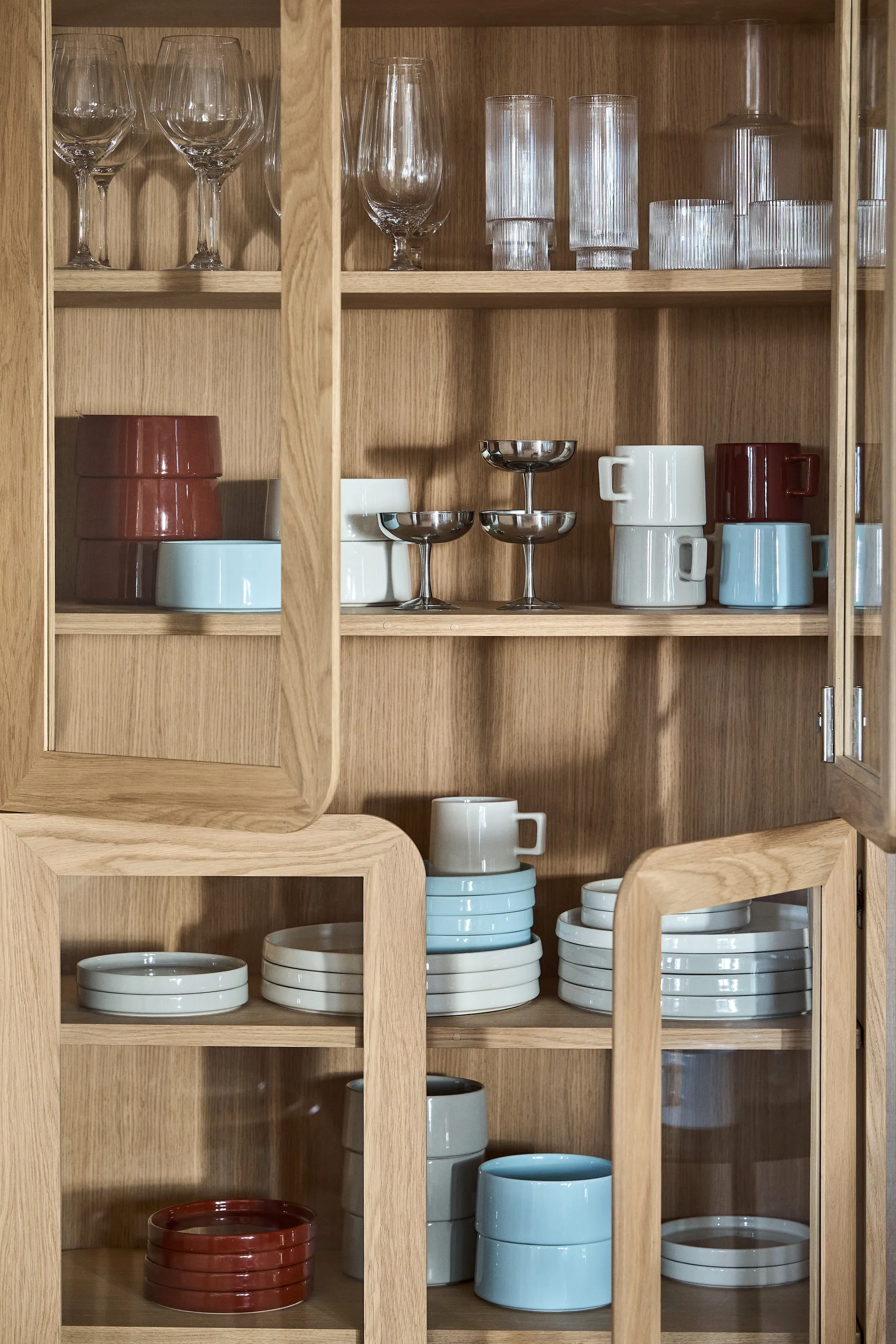 Taper assiett 14 cm, Röd Scandi Living