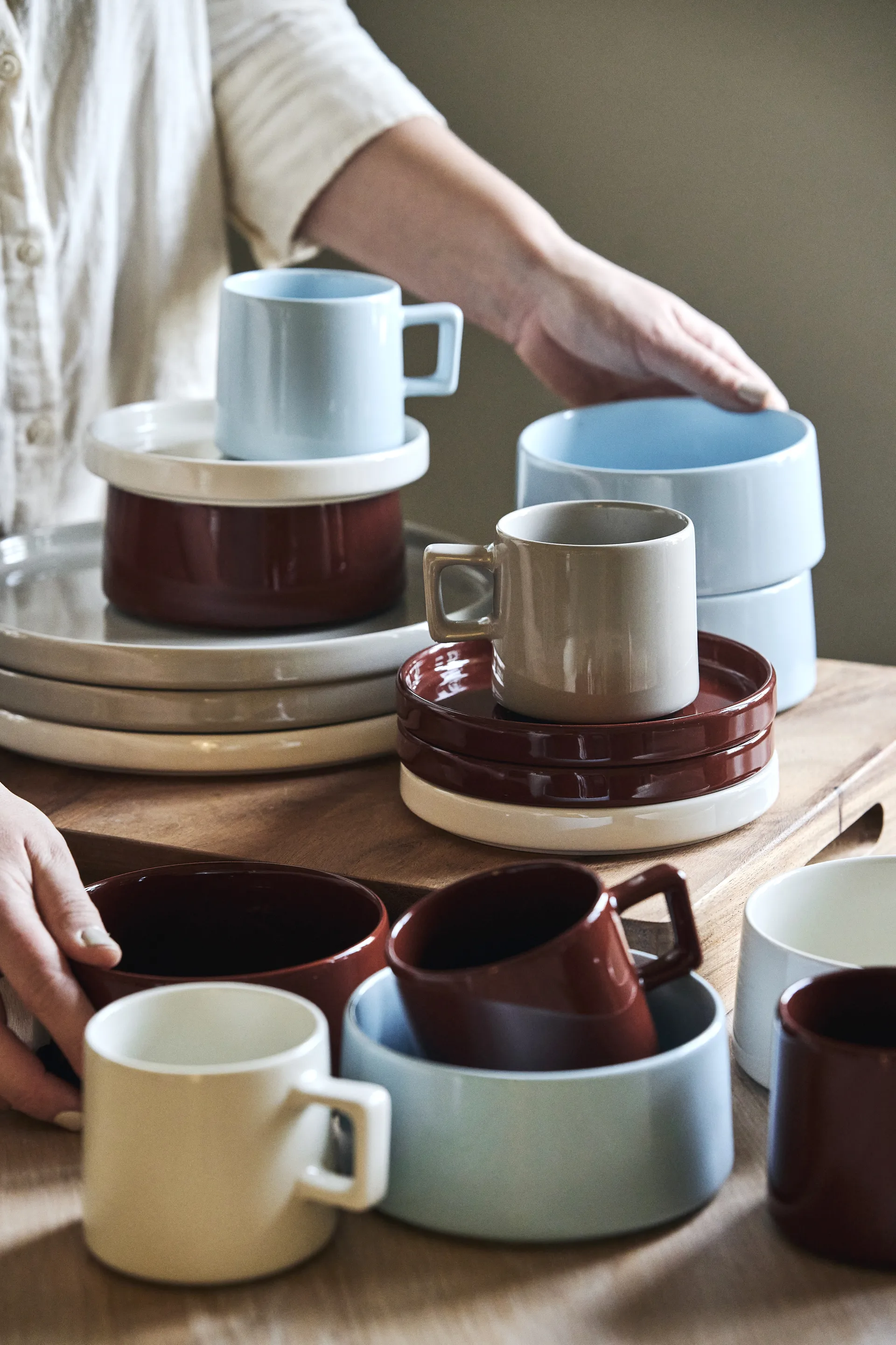 Taper mugg 30 cl, Ljusgrå Scandi Living