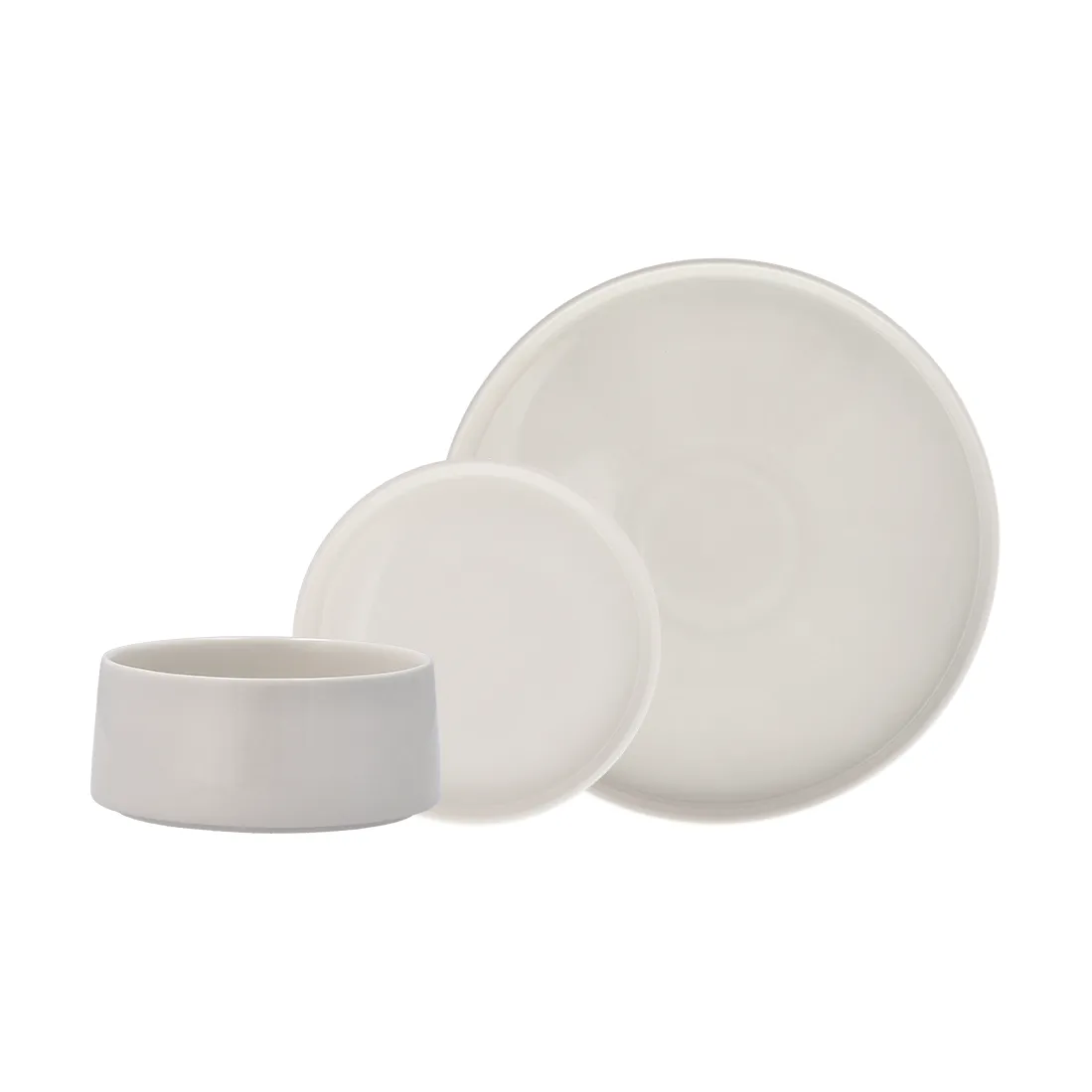 Taper servisset 12 delar - Vit Scandi Living