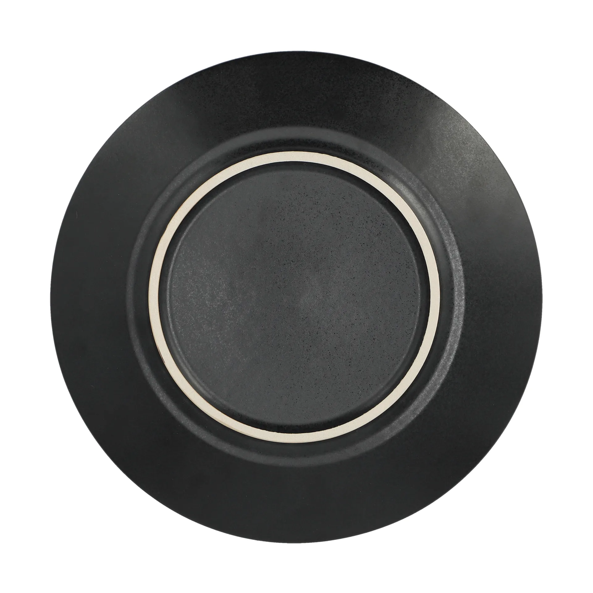 Terra assiett, Svart stengods, Ø22 cm Scandi Living