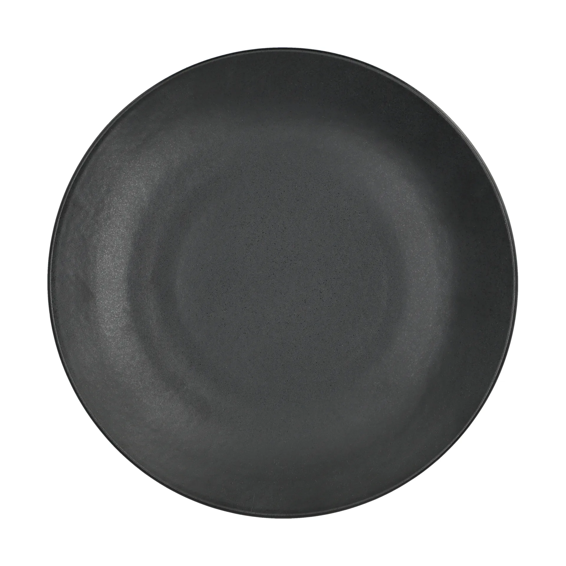 Terra mattallrik, Svart stengods, Ø26,5 cm Scandi Living