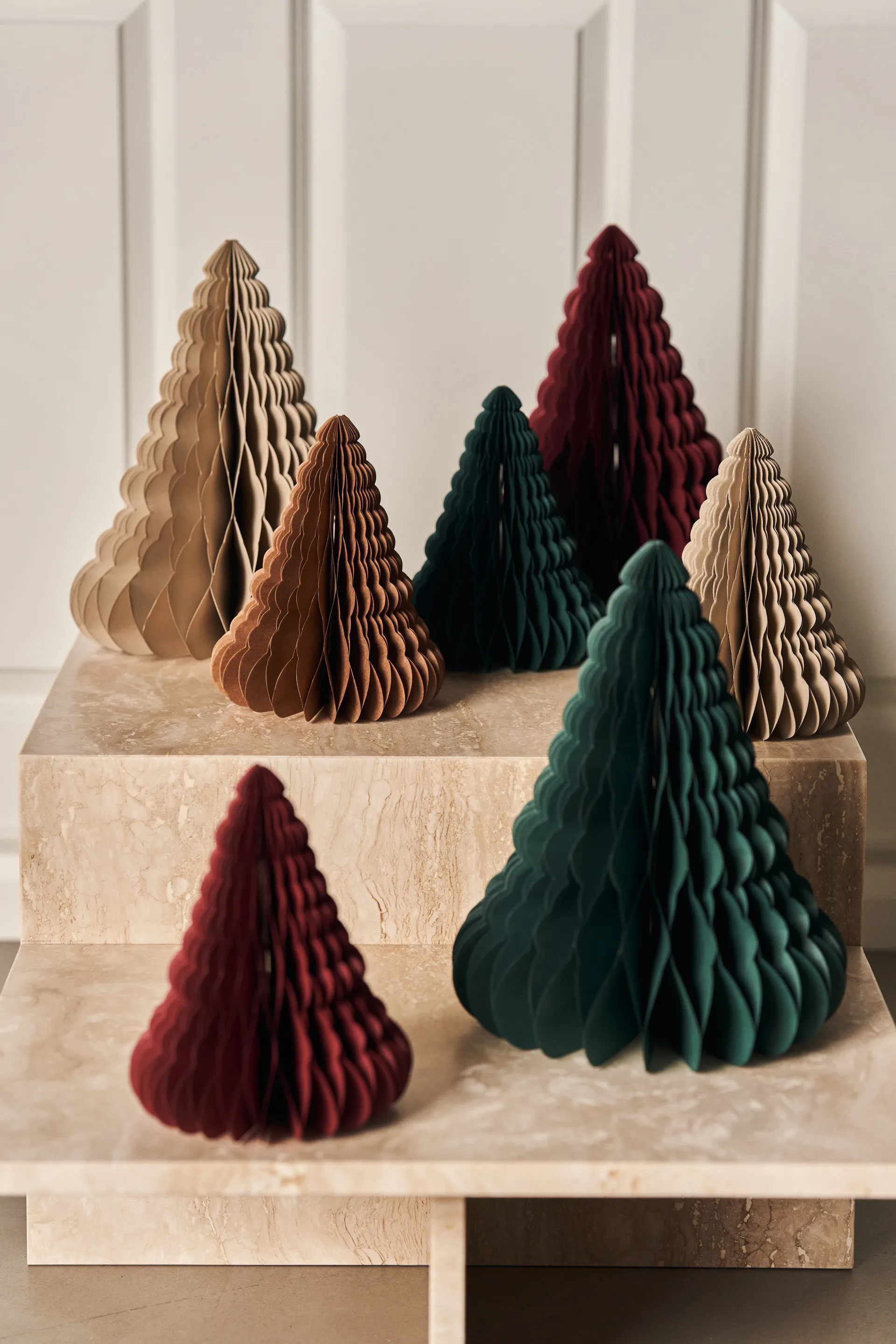 Trees juldekoration 2-pack, Red Scandi Living