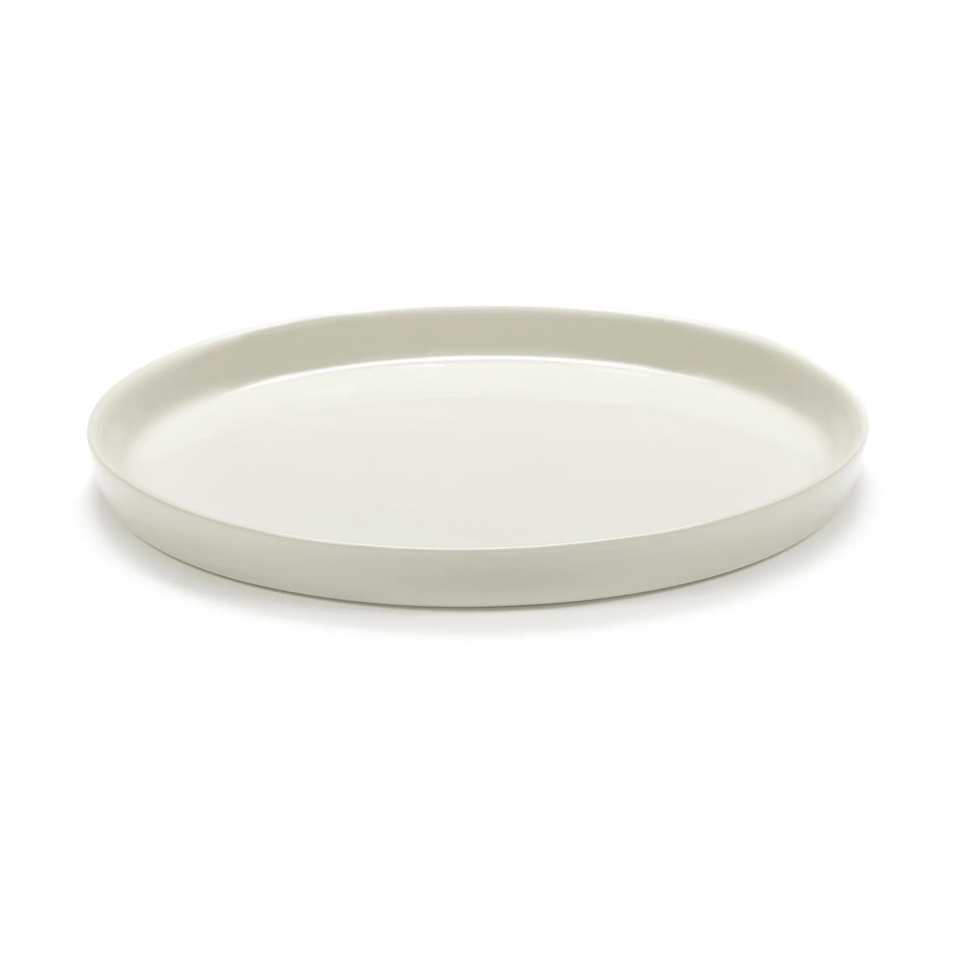 Cena tallrik hög M Ø22 cm, Ivory Serax