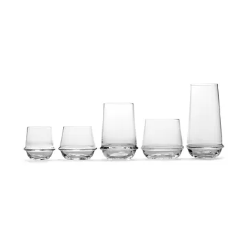 Dune whiskyglas 35 cl 4-pack - Clear - Serax
