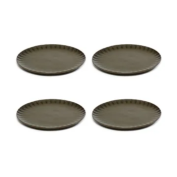 Inku tallrik M Ø21 cm 4-pack - Green - Serax
