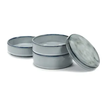 Pure skål 3 delar staplingsbara Ø14 cm - Blue - Serax
