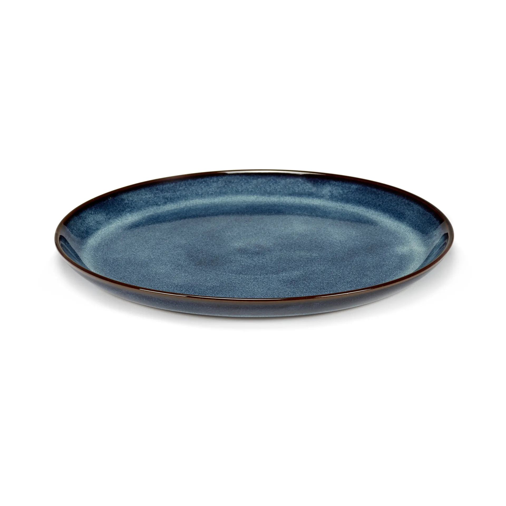 Pure tallrik glaserad M Ø23,5 cm, Dark Blue Serax