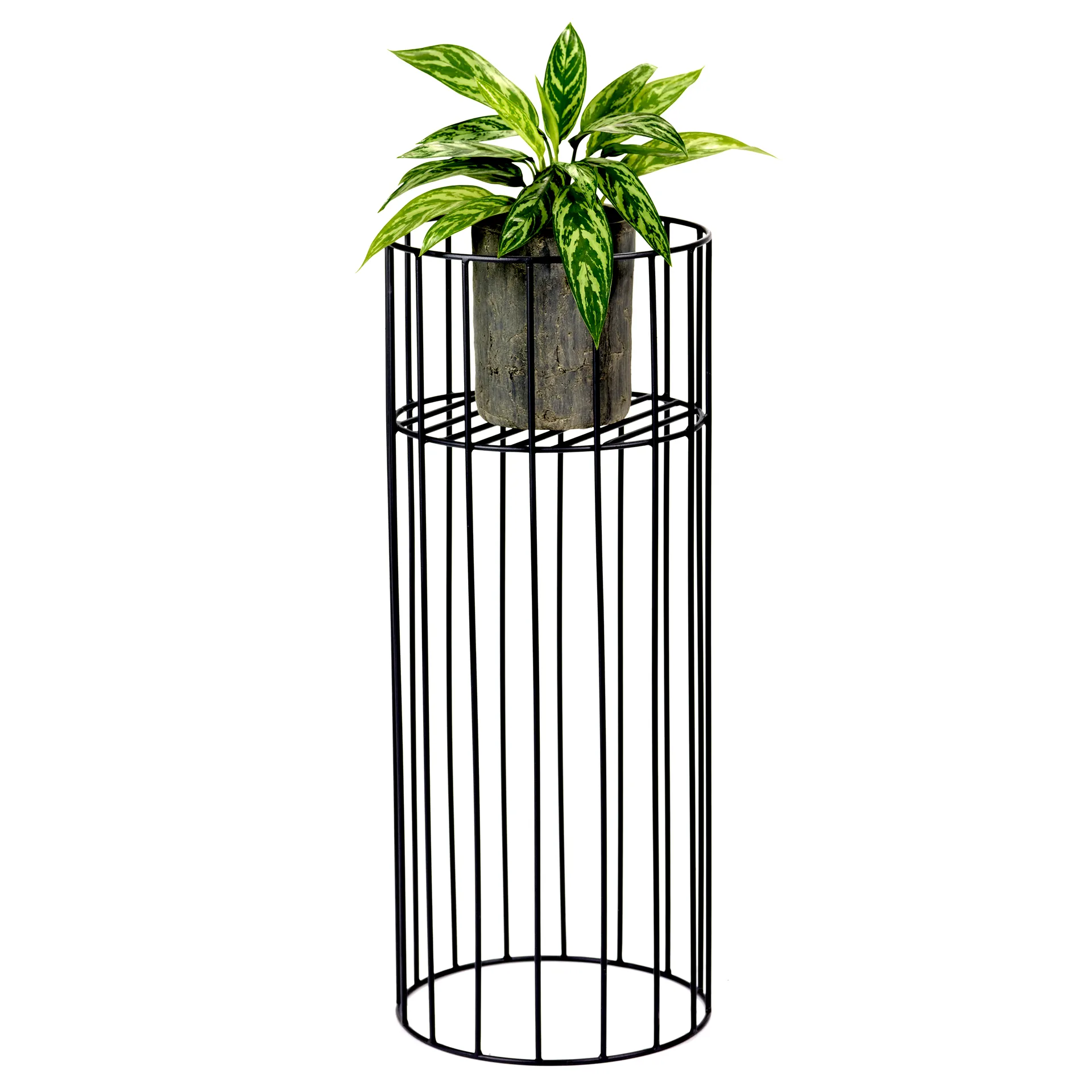 Vasaro piedestal h75 cm Ø30 cm, Svart Serax