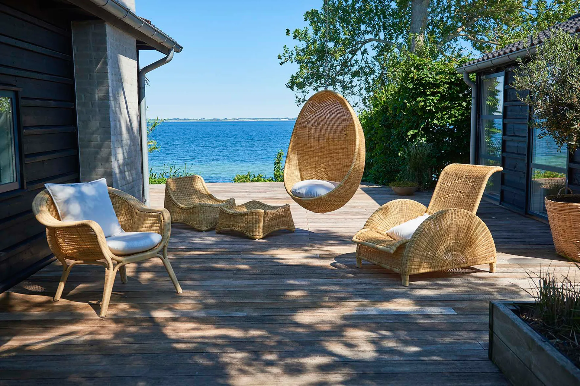 Paris fåtölj, natur Sika Design