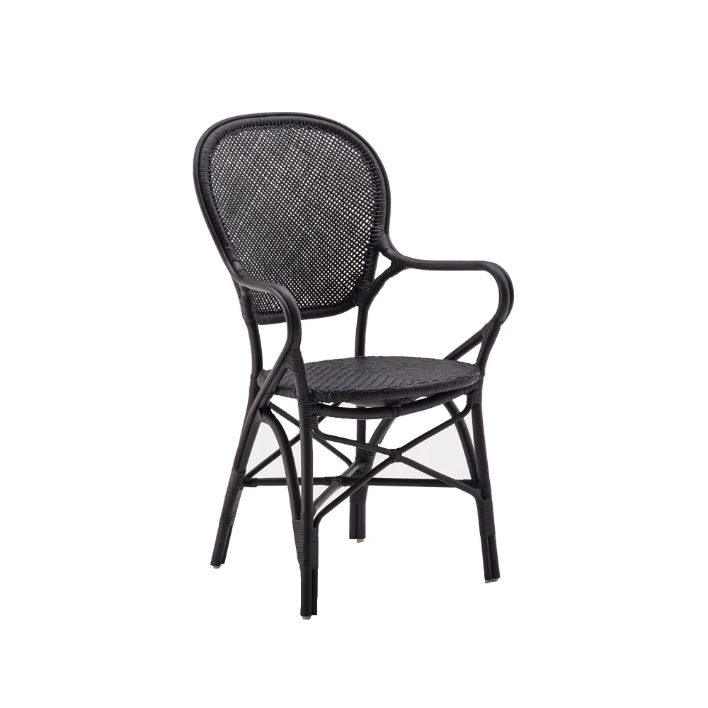 Rossini karmstol, Svart Sika Design