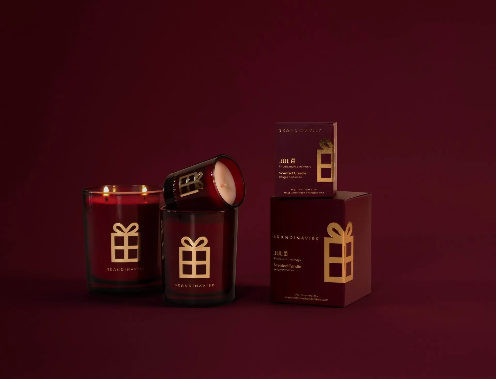 Jul Gold Symbol doftljus, 350 g, 2 vekar Skandinavisk