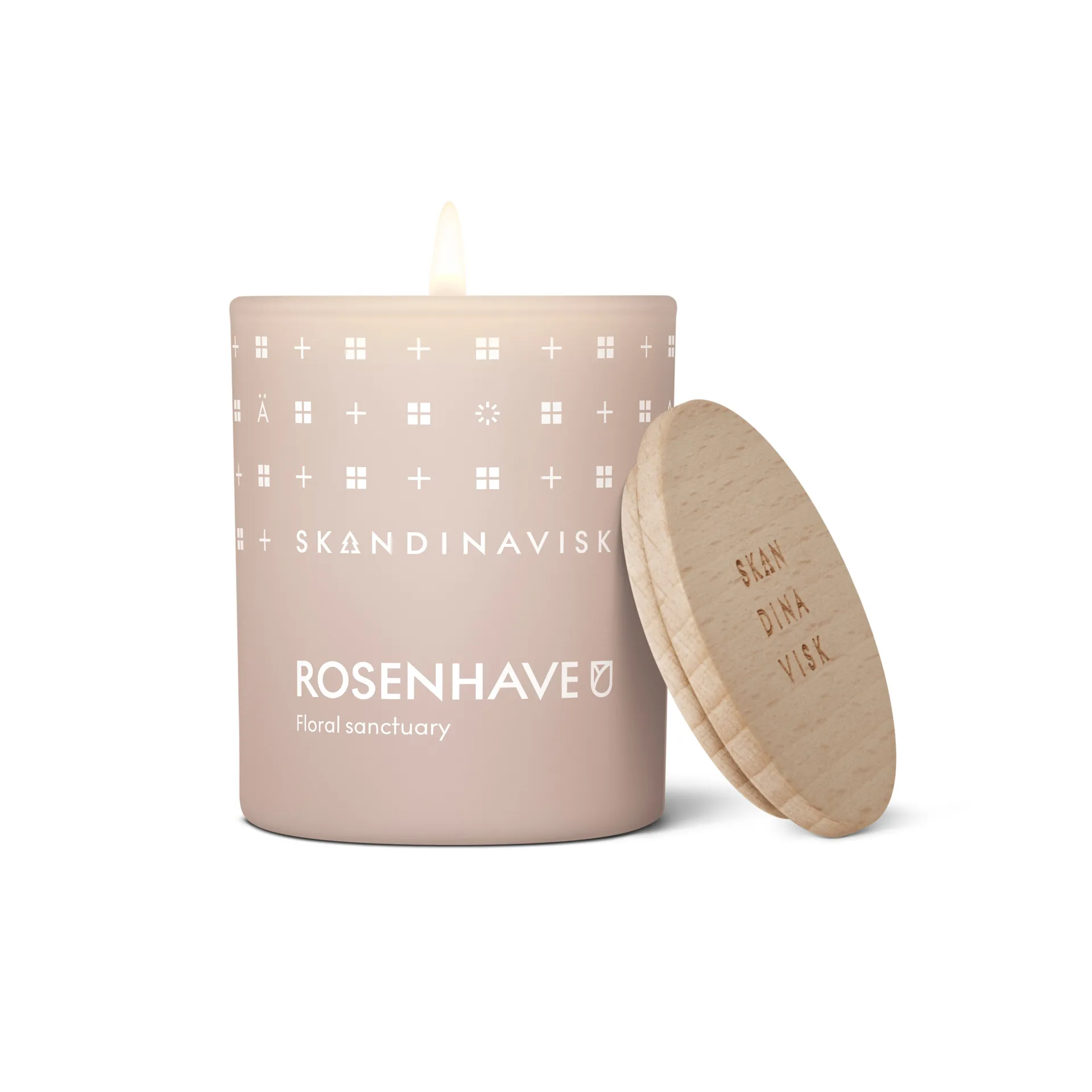 Rosenhave doftljus med lock, 65 g Skandinavisk
