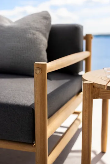 Saltholm soffa teak-gråbrun dyna - Skargaarden