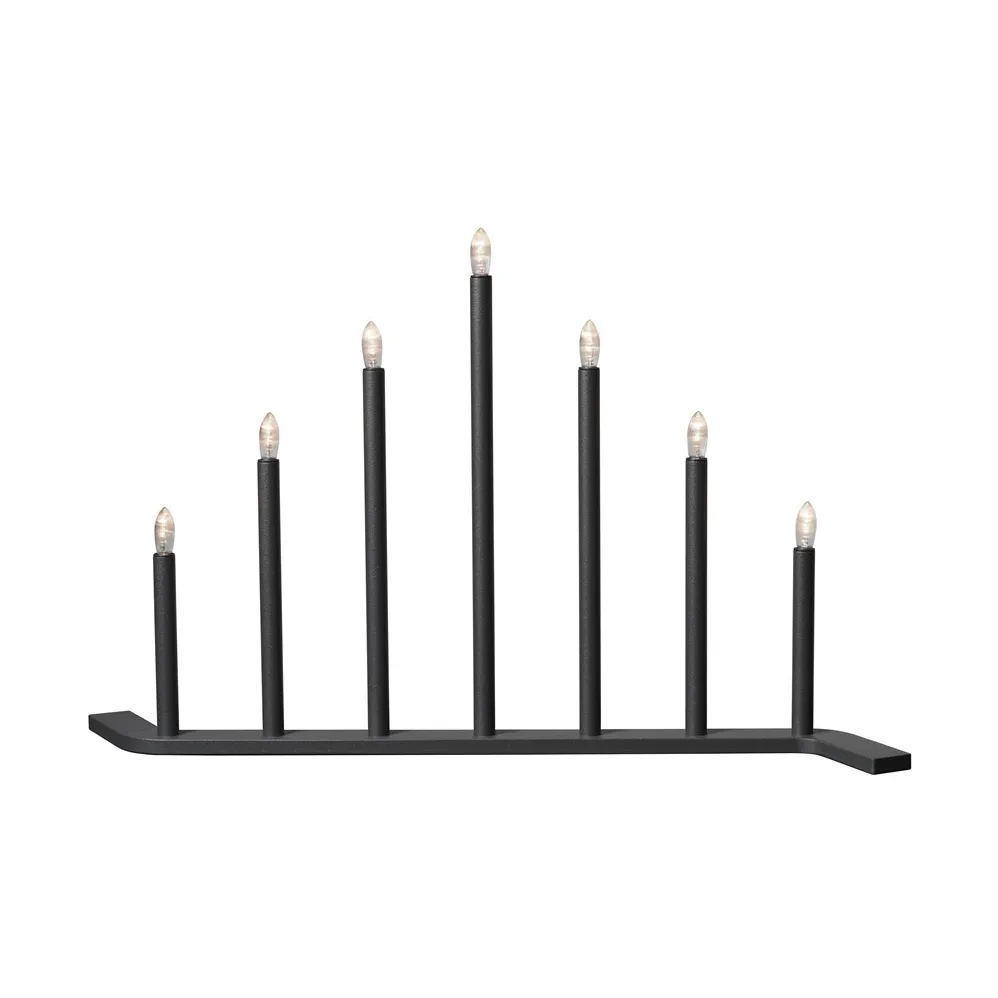 Advent RE adventsljusstake, Grå-7 ljus SMD Design