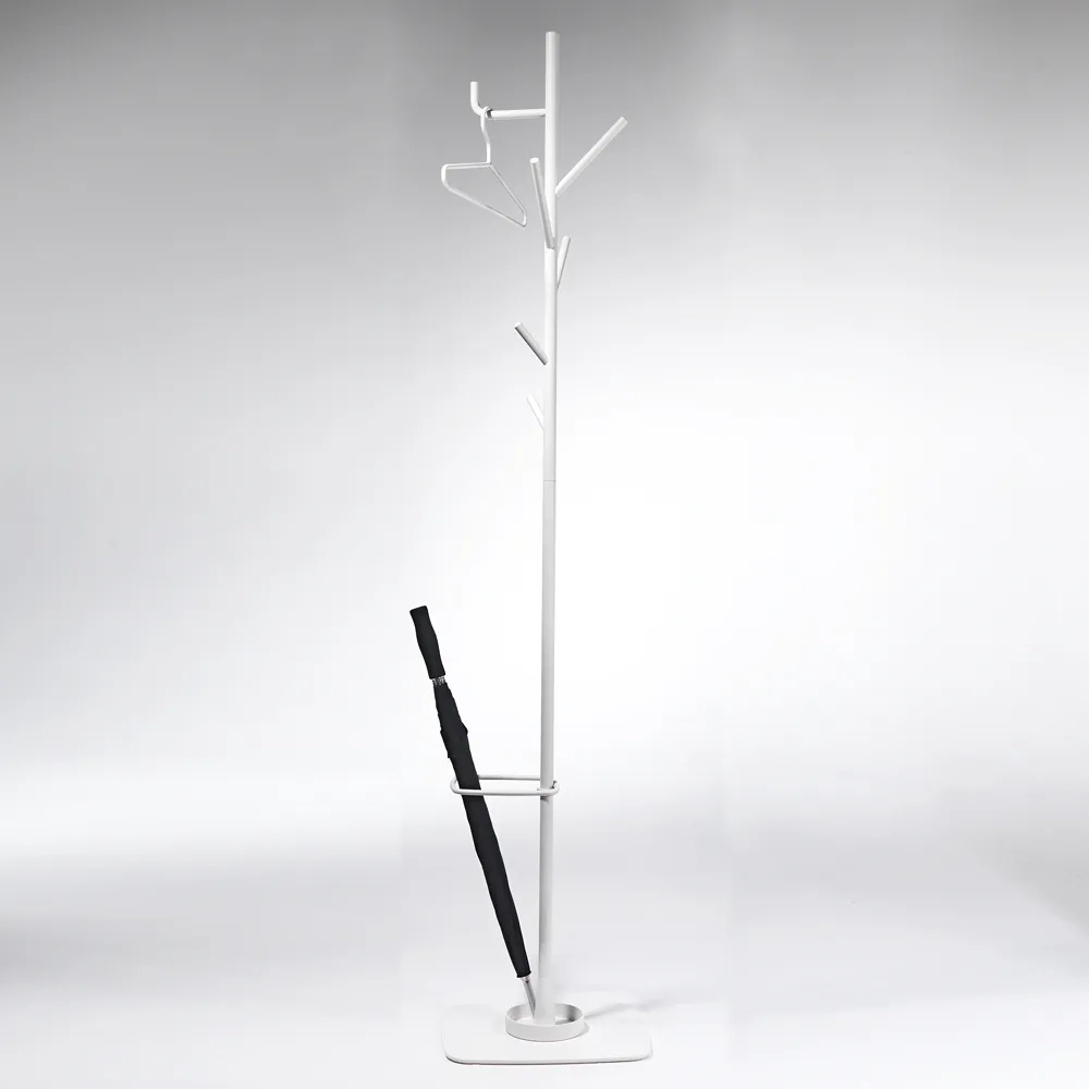 Alfred klädhängare med paraplyhållare, ljusgrå SMD Design