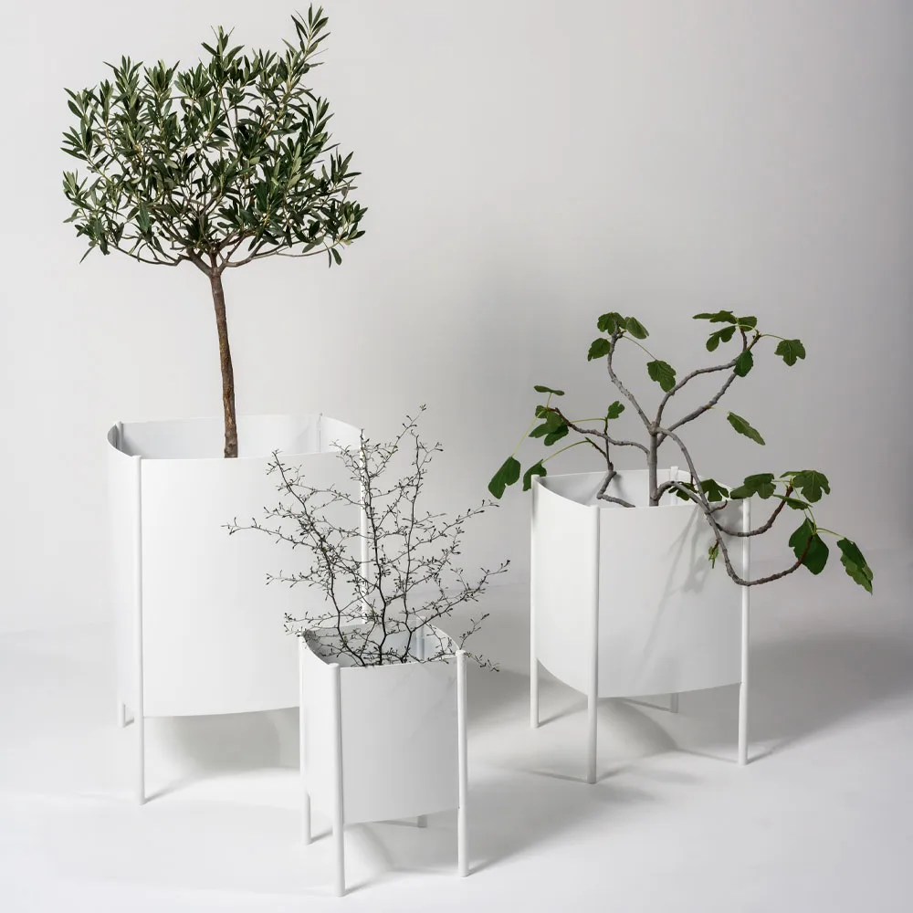 Konvex Pot kruka, Vit, liten Ø23 cm SMD Design