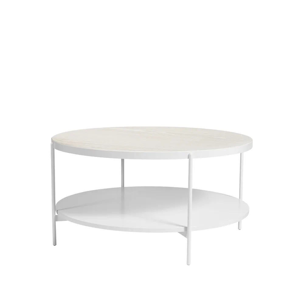 Lene soffbord, vit, vitpigmenterad askfanér SMD Design