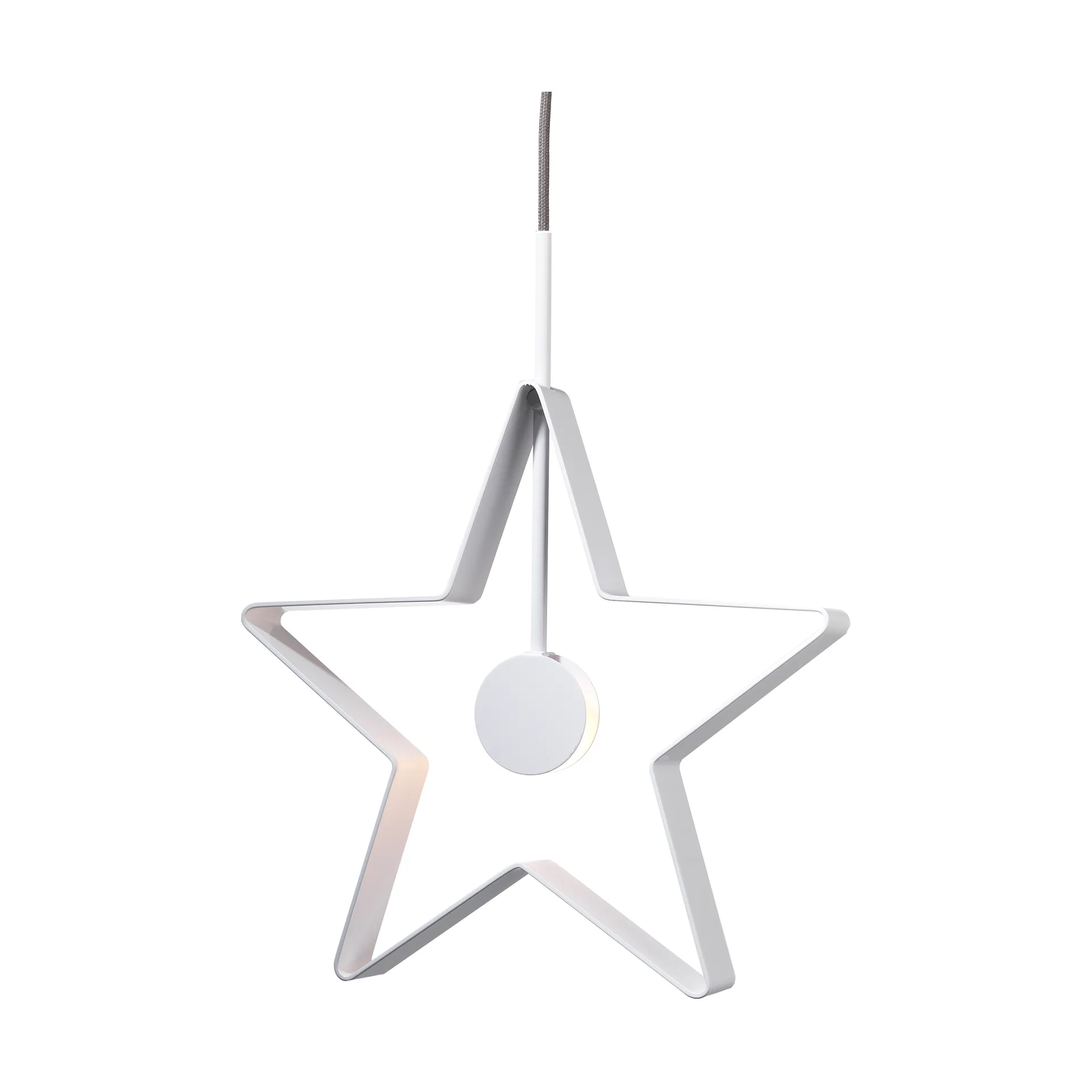 Spica adventsstjärna 40 cm, Vit-grå sladd SMD Design
