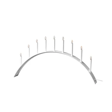 Spica Bow 9 adventsljusstake - Vit - SMD Design