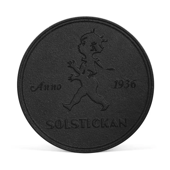 Solstickan grytunderlägg Ø19 cm - Svart - Solstickan Design