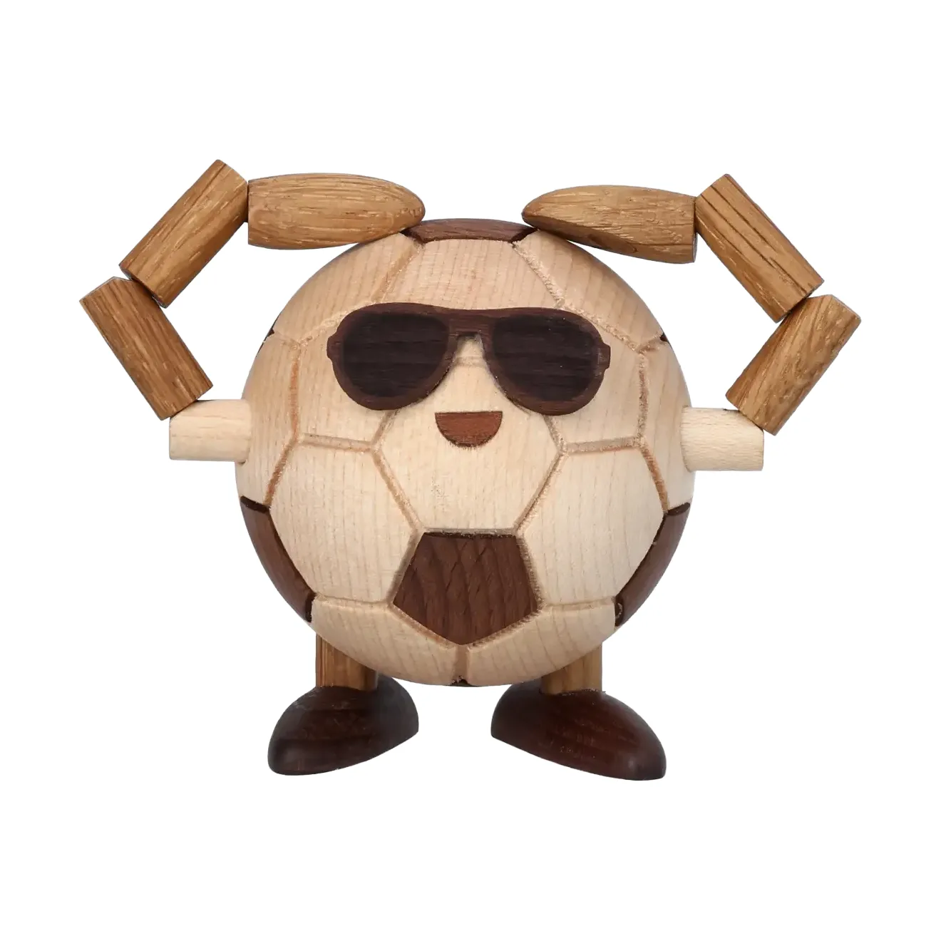 Billy Ball fotboll figur, Beige, 8x6,5x6,7 cm Spring Copenhagen